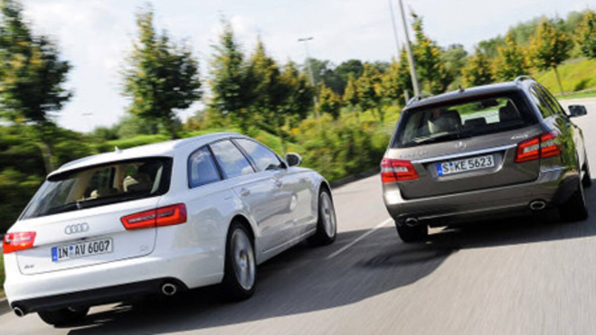 Audi A Avant Mercedes E Klasse T Kombis Im Test Bilanz