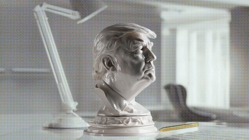 <p>Chefs à la Trump: Sie stellen sich selbst auf ein Podest – und Mitarbeitende vor Herausforderungen.</p>