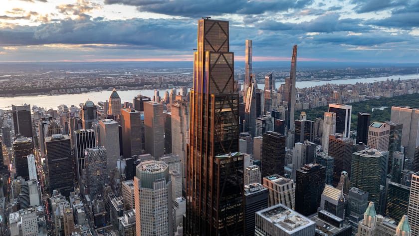 <p>Der neue Mega-Tower von J.P. Morgan Chase prägt die Skyline von Midtown Manhattan.</p>