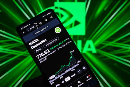 Nvidia erwirtschaftete mit dem Verkauf von Computerchips Milliarden an Dollar. Das Unternehmen hat seinen Umsatz im Jahr 2023 mit 22,1 Milliarden Dollar verdreifacht.