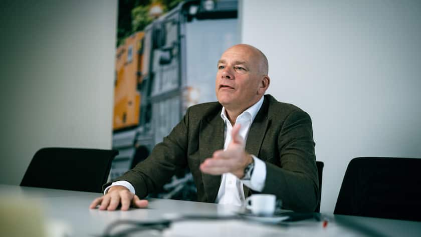 Foto: Thomas Meier. Zürich, 12.03.25. Barend Fruithof, CEO Aebi Schmidt.