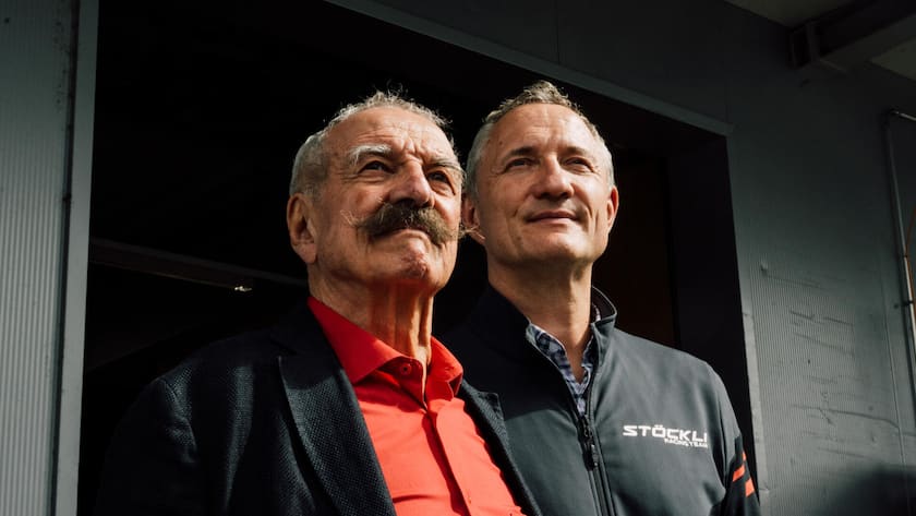 «Du warst viel begabter als ich» <p>Vater und Sohn: Willi Glaeser (l.) und Marco Gläser.</p>